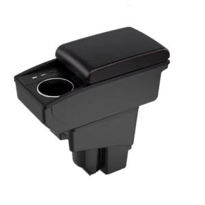 <span class=keywords><strong>Pour</strong></span> <span class=keywords><strong>Ford</strong></span> <span class=keywords><strong>Fiesta</strong></span> accoudoir boîte en cuir PU avec tasse et <span class=keywords><strong>support</strong></span> <span class=keywords><strong>pour</strong></span> téléphone Console de voiture accoudoir boîte de rangement accessoires de voiture - Product Image 1