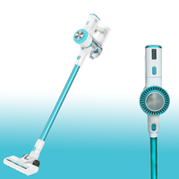Filtre HEPA lavable inclus, aspirateur sans fil léger, construction qui réduit la fatigue des bras lors du nettoyage prolongé pour la maison.