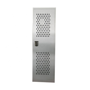 Economy Single Door Metal <strong>Cupboard</strong> Slim Metal <strong>Storage</strong> Cabinet Narrow Metal <strong>Utility</strong> <strong>Storage</strong> <strong>Cupboards</strong> with 4 Adjustable Shelves - Product Image 4