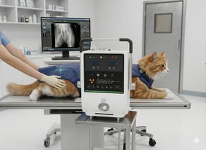 Equipo de Diagnóstico Radiológico Veterinario, Sistema de Rayos X de Alta Frecuencia de 5Kw/8Kw, Máquina de Rayos X Digital Portátil Médica - Product Image 3
