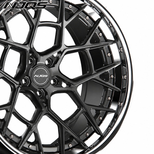 Jantes forgées NJQS de haute qualité pour SUV <span class=keywords><strong>4x4</strong></span> tout-terrain, 5-6 trous, 20 pouces, à déport profond, chromées, pour voitures de sport et de luxe - Product Image 5