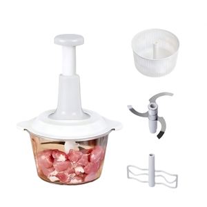 Hot Sale Mini Hand Press Portable Hand Held <b>Grinder</b> Magic Shredder Garlic Herb Vegetable Meat Blender Food Chopper Eco-Friendly - Product Image 1