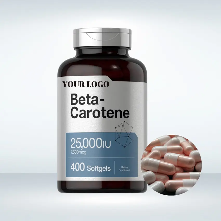 Beste Prijs Oem Bèta-Caroteen Ooggezondheidssupplementen Vitamine A Bèta-Caroteen Softgelcapsule