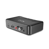 Adaptador Receptor de Audio Tideseer NFC BT200, Reproductor de Música USB, Entrada AUX de 3.5mm, RCA R/L, Compatible con Reproducción desde USB, Cobertura de 15m para Altavoces