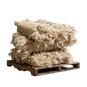 Paquetes de Fibra de Sisal Natural Cruda, 13 micras de Finura, 1000 m de Longitud, para Hilado, Ecológicos, en Palé de Madera - Product Image 1