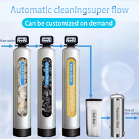 Système d'adoucisseur d'eau domestique en acier inoxydable pour le traitement de purification de l'eau de ferme