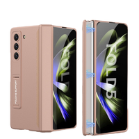 Étui de téléphone PC pour Z Fold 7 6 5, style professionnel élégant, protection intégrale, anneau magnétique, léger, antichoc, sac OPP