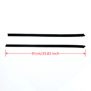 Joint d'étanchéité de fenêtre/portière noir/chrome Hangyun de remplacement pour 2 portes 2005-2015, référence OE 681610K020, garantie 3 mois - Product Image 5