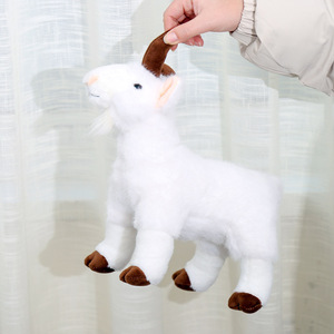 Nuevo Peluche de Cabra de Montaña Negra Súper Suave, Simulación Realista, Regalo para Niños, Relleno de Algodón PP, Juguetes de Peluche de Oveja - Product Image 6