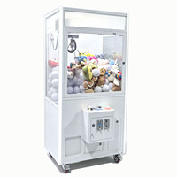 Machine à griffes à monnayeur de marque Xinye avec logo personnalisé, éclairage LED, machine de jeu d'arcade à prix, griffe interchangeable, usage commercial