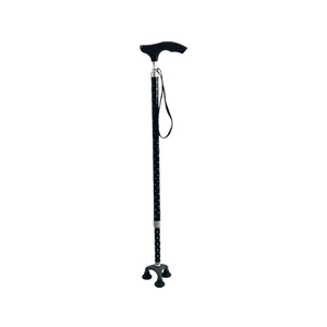 Guoyao Adjustable Three-Legged Cane Stainless Steel Non-Slip Walking Aid For Elderly Support Stable Lightweight Design - Product Image 3