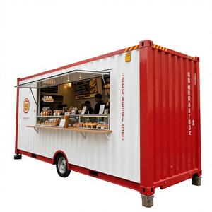 20 Conteneurs mobiles multifonctionnels : café, bar, remorque alimentaire remorquable, bureau extérieur - Product Image 1