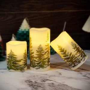 Luces LED <span class=keywords><strong>para</strong></span> Árbol de Navidad con Efecto de Llama, Borde Ondulado Profundo de 7.6cm y Control Remoto con Función de Destello, Ideales <span class=keywords><strong>para</strong></span> las Fiestas - Product Image 2
