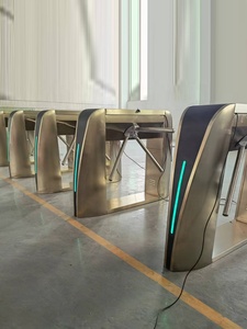 ETT Security Turnstile Gate Can Use In Fitness Rfid QR Code And Face <strong>Access</strong> <strong>Control</strong> Semi Auto Triopd Drop ArmTurnstile - Product Image 3