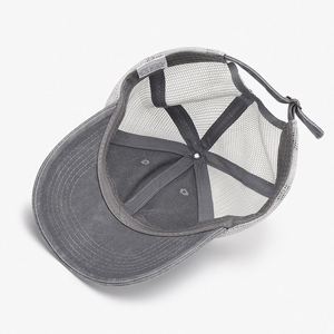 Casquette de baseball unisexe personnalisée en coton lavé avec broderie 3D, style vintage, pour homme, idéale pour les sports de plein air estivaux - Product Image 3