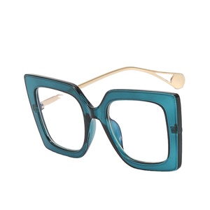2023 nouvelle mode lunettes cadre carré Anti-lumière bleue lunettes lunettes photo gris antireflet <span class=keywords><strong>bleu</strong></span> homme et femme - Product Image 1