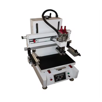Mesin Printer Kertas Desktop Semi-Otomatis PLC Vacuum Workbench Kondisi Baru untuk Tas Non-Woven dan Kain