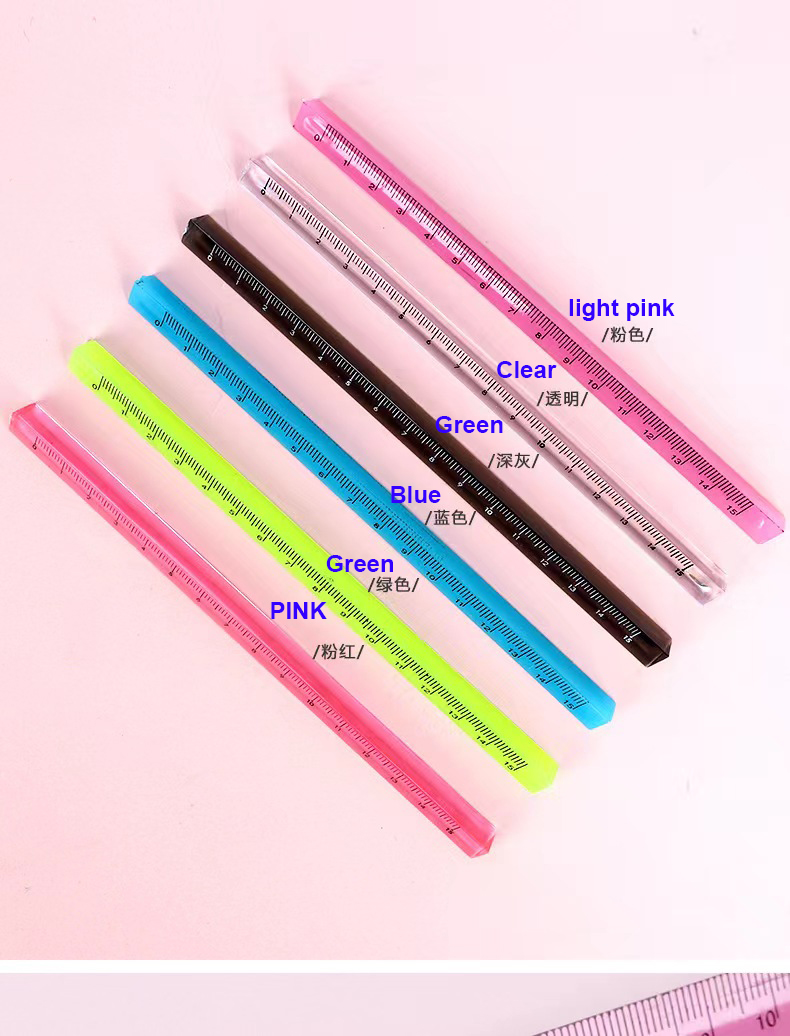 Righelli In Plastica 30 Cm - 14 Pezzi, 7 Colori, Trasparenti E Flessibili, Per Scuola E Ufficio