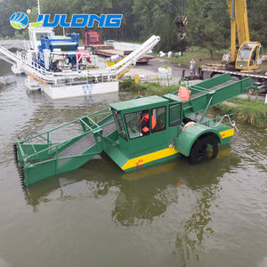 Enlèvement automatique des mauvaises herbes aquatiques et écumoire de déchets Machine de nettoyage de rivière <span class=keywords><strong>bateau</strong></span> avec <span class=keywords><strong>moteur</strong></span> et collecteur d'ordures - Product Image 4
