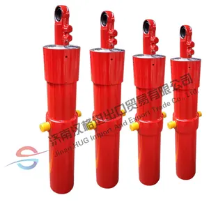 Professional Custom Hydraulic Cylinder Long Stroke Multi Stages Lift Kits Hollow Telescopic Dump Truck Hydraulic Cylinder