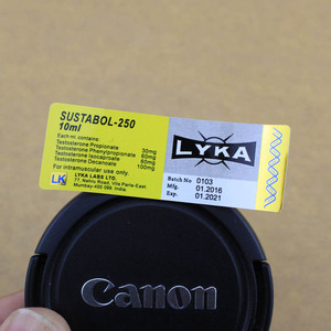 OEM/ODM-pegatinas de papel de impresión Biodegradable, pegatinas personalizadas, impermeables, respetuosas con el medio ambiente, troquelado, logotipo de lámina dorada - Product Image 4