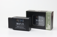 Escáner OBDII OBD 2 ELM327 WIFI V1.5, Herramienta de Diagnóstico para Automóviles, ELM 327 Negro