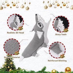 Calcetines <span class=keywords><strong>de</strong></span> lobo gris 3D salvaje para regalo <span class=keywords><strong>de</strong></span> espíritu <span class=keywords><strong>de</strong></span> equipo, predador, unisex, adultos, niños, venta al por mayor, juguete <span class=keywords><strong>de</strong></span> peluche tejido personalizado directo - Product Image 3