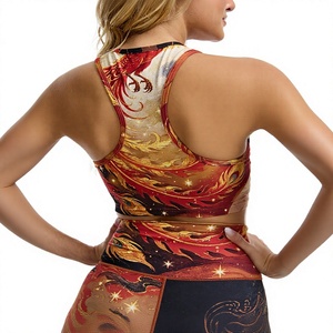 <b>Tie</b> <b>Dye</b> Yoga Set 2 Piece High Waist <b>Leggings</b> Crop Top Spaghetti Strap Full Length Four-Way Stretch Women's Activewear Gym wear - Product Image 6