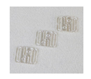 Crochet de soutien-gorge en plastique doré réglable fermoirs de bikini pour des accessoires de sous-vêtements confortables - Product Image 3