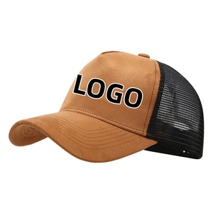 Trucker Mũ Chất Lượng Cao Trống 5 Máy Bay Snapback Cap Da Vá Đồng Bằng Lưới Trucker <span class=keywords><strong>Hat</strong></span> Cho Nam Giới - Product Image 2