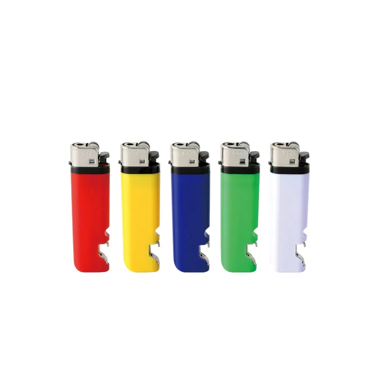 Wholesale Cool Lighter Disposable Lighter Electronic Special Design Functional With Opener High-end Refillable Cigarette Lighter