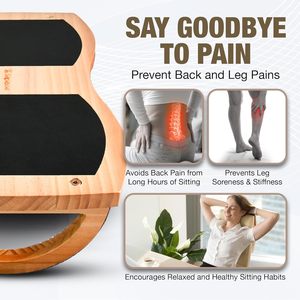 Planche inclinée en bois de pin robuste, accessoire antidérapant de bureau à domicile et de <span class=keywords><strong>yoga</strong></span>, assemblage facile pour une <span class=keywords><strong>posture</strong></span> améliorée - Product Image 3