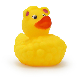 Giocattoli di Paperelle di Gomma Gialle con Design a Tessitura Liscia all'Ingrosso per Vasche da Bagno Giocattoli da bagno a forma di anatra gialla divertenti. - Product Image 6