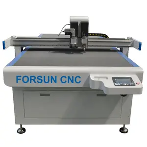 2024 Automatic CNC Vibrating Blade Leather Cutter Oscillating Knife Cutting Machine With CCD Camera Projector 1325