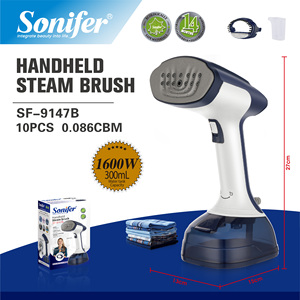 Défroisseur Vapeur Électrique Portable Sonifer SF-9147B 1600W avec Grand Réservoir, <span class=keywords><strong>Fer</strong></span> <span class=keywords><strong>à</strong></span> Vapeur et Brosse, 3 Niveaux Réglables pour Vêtements Domestiques - Product Image 4