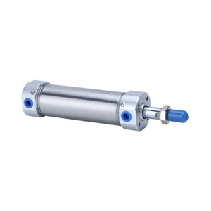 กระบอกสูบสแตนเลสขนาดเล็ก Baocn Mg20 500 ระยะชักยาว แบบสองทาง กระบอกสูบลมแบบมีก้าน - Product Image 1