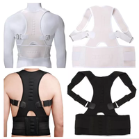 Corrector Magnético de Postura Abdominal, Corsé Ortopédico PARA LA Espalda, Cinturón de Soporte para Dolor de Espalda, Terapia con Imanes