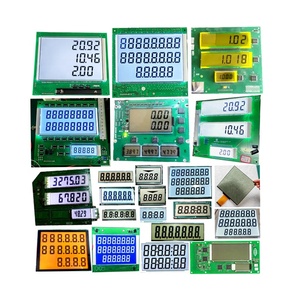 Nhà sản xuất nhà máy bơm nhiên liệu màu cam đèn nền tích cực <span class=keywords><strong>7</strong></span> đoạn màn hình đơn sắc Trung Quốc Nhà cung cấp phân khúc LCD hiển thị - Product Image 1