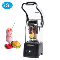 Ssl Commerciële Blender 2.5L Groenten En Fruit Voeding Mixer Keuken Voedsel Blender Met Zuiver Koper Motor Blender