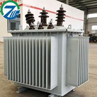Transformateur de puissance immergé dans l'huile haute tension 10KV 100KVA 500KVA, transformateur de sous-station triphasé pour station industrielle minière