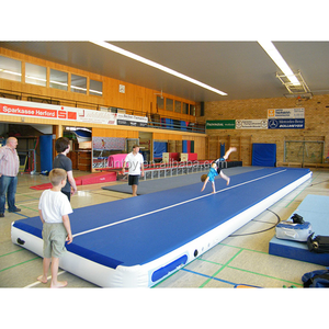 4 Lane PVC Inflatable Gym Track Mat 20cm Thick 600cm Customizable Portable Waterproof <strong>Gymnastics</strong> Tumbling Unisex - Product Image 5