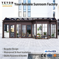 Yeyon 2026 OEM - Solárium de Alto Rendimiento con Vidrio de Baja Emisividad para Proyectos de Ingeniería, Residenciales y Exteriores