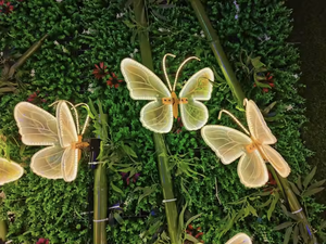 Haute luminosité PVC papillon LED stand-up lumière ouverte fermer décoration pièce maîtresse pour jardin extérieur éclairage <span class=keywords><strong>de</strong></span> vacances <span class=keywords><strong>de</strong></span> noël - Product Image 4