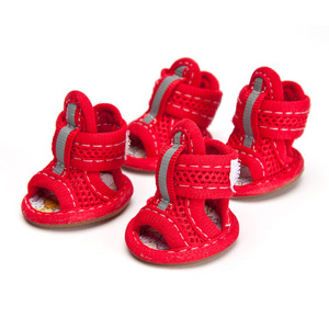 Chaussures pour chien antidérapantes en maille respirante, chaussures de mode pour animaux de compagnie, bottes de protection imperméables pour chiens de petite, moyenne et grande taille, pour la marche en extérieur - Product Image 2