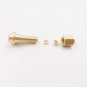 อะแดปเตอร์วาล์วลดแรงดันทองเหลือง 3 มม. 1/8 นิ้ว M16x1.5 สำหรับท่อแก๊ส ใช้ในห้องปฏิบัติการโครมาโทกราฟี - Product Image 1
