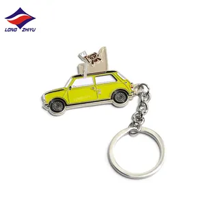 3d Metal Keychain Longzhiyu 17 Years Supplier Custom Car Shaped Keychains High Quality Metal Keyrings Durable Delicate 3D Car Model Key Chain