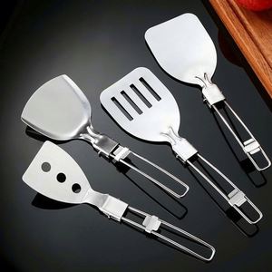 Ustensiles de cuisine pliables pour le camping en plein air, spatule pliable, louche à soupe, ustensiles de cuisine portables, outils de cuisine de voyage - Product Image 5