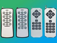 Taidacent 12/15/18 touches 315/433mhz télécommande sans fil universelle Code d'apprentissage télécommande bouton 433MHZ émetteur