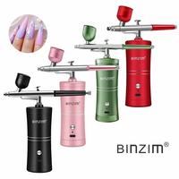 Kit aérographe sans fil à faible MOQ, personnalisable, en alliage d'aluminium, pour entreprises de sourcing de salons de beauté