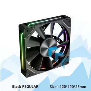 Gamer-X OEM Ball Bearing ARGB 4Pin 120mm Gaming <b>Computer</b> Case <b>Fan</b> - Product Image 3